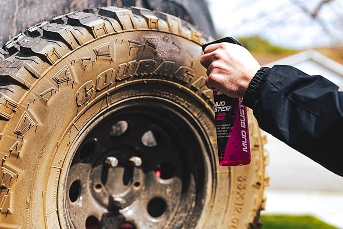 P & S PROFESSIONAL DETAIL PRODUCTS P&S Off Road Mud Buster Foaming Cleaner – Heavy-Duty Degreaser for Undercarriages, Frames & Wheels – Tough on Mud & Grime, Corrosion Protection - 16 oz. Spray
