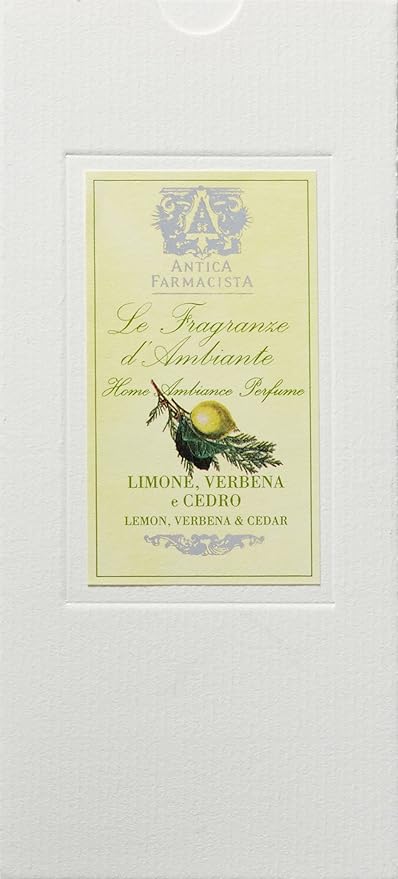 Antica Farmacista Home Ambiance Diffuser - Long-Lasting Reed Scent Diffuser - Luxury Room Freshener Gift - Lemon, Verbena & Cedar, 8.45 fl oz
