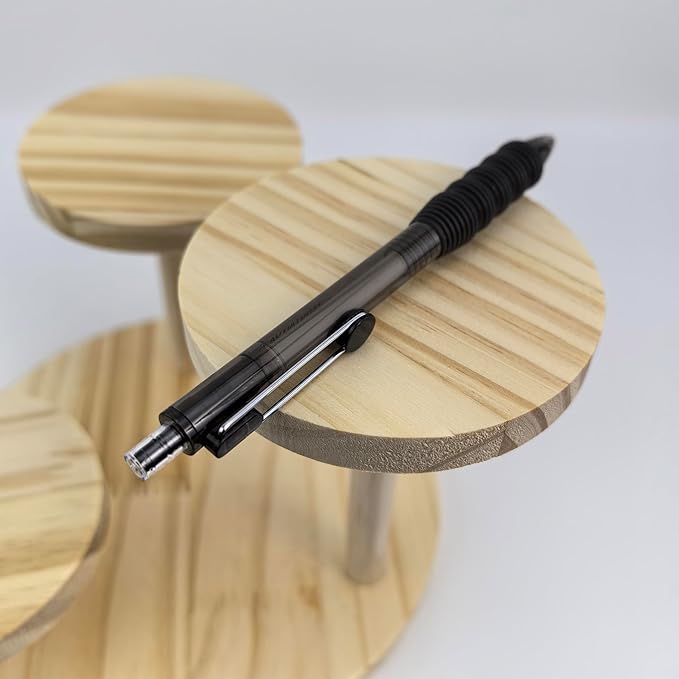 Fengtaiyuan Black Ink, 0.7mm, Retractable Gel Ink Rollerball Pens, Fine Point, Comfortable Grip, Easy Hold, Writting Smooth, 6 Pack (BlackZS07P6)
