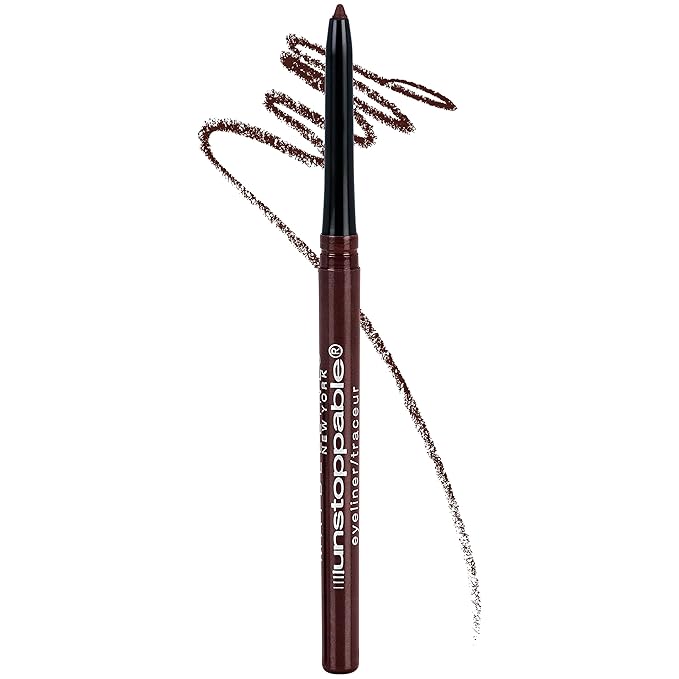 Maybelline Unstoppable Waterproof Mechanical Brown Eyeliner Pencil, Easy to Apply, Smooth Glide, Up to 24 Hour Wear, Cinnabar