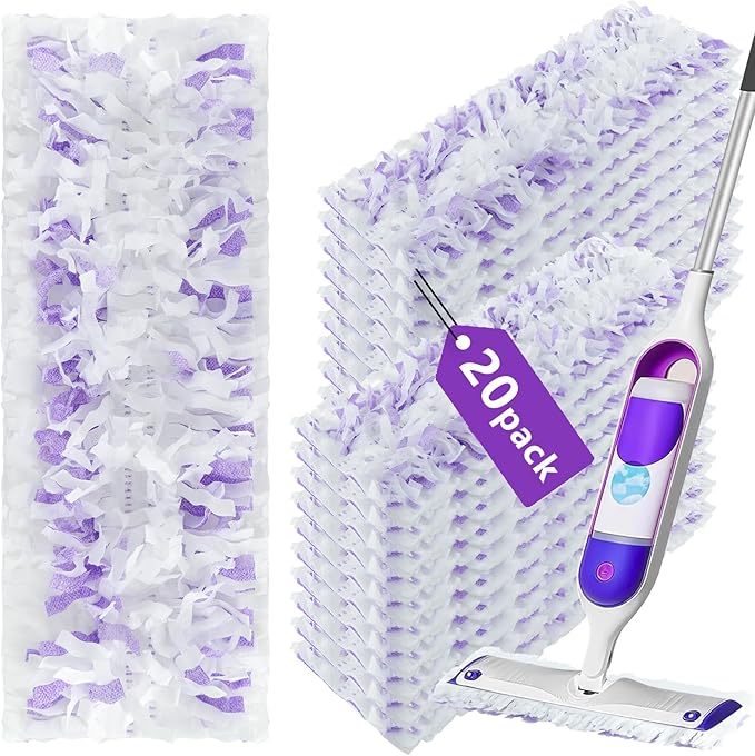 20P Swiffer mop Replacement Pads. Compatible with Swiffer Power Mop. Vacuum-Packed Disposable mop Pads. Suitable for Multiple Surfaces. Suitable for Various Types of Flooring.