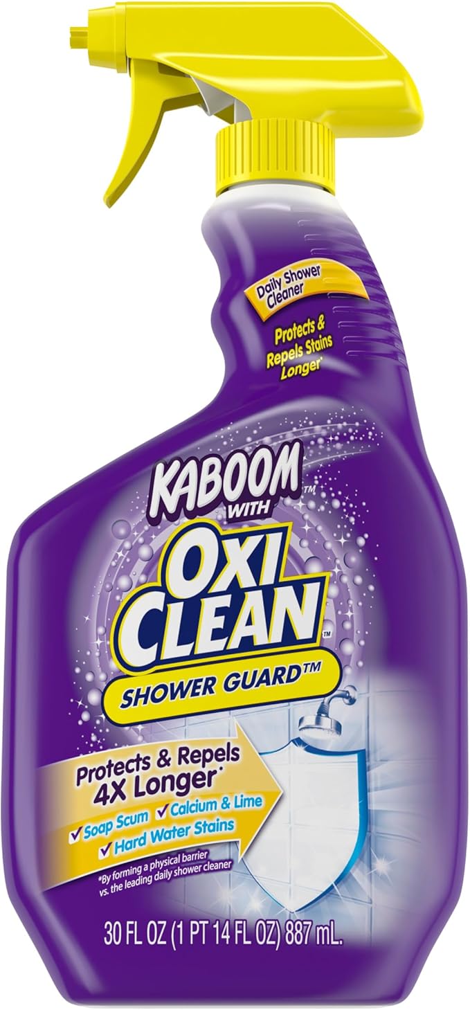 OxiClean Shower Guard Daily Shower Cleaner, 30 oz., Protects & Repels Stains