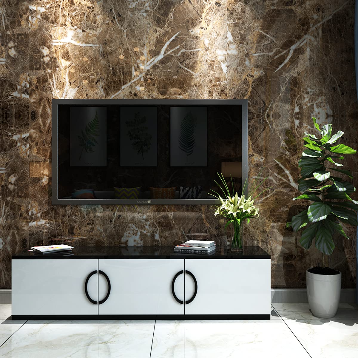 TOTIO Brown Marble Contact Paper Textured Brown Granite Wallpaper Peel Stick Countertop Contact Paper Removable Waterproof Adhesive Thick Matte Marble Look Wall Paper Roll Kitchen Table Vinyl Wrap