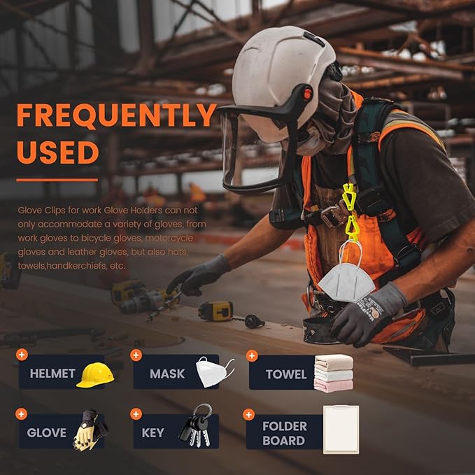 Glove Clips for Work Glove Holders Bulk