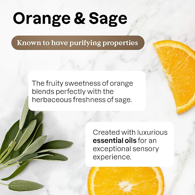 ATTITUDE Multi-Purpose Cleaner with Essential Oils, EWG Verified, Plant and Mineral-Based Ingredients, Vegan Household Products, Bulk Refill, Orange and Sage, 67.6 Fl Oz (Pack of 4)