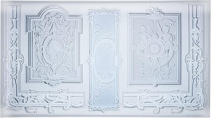 Art Mold for Polyclay Air Dry Clay Plaster, Frame and Plaque