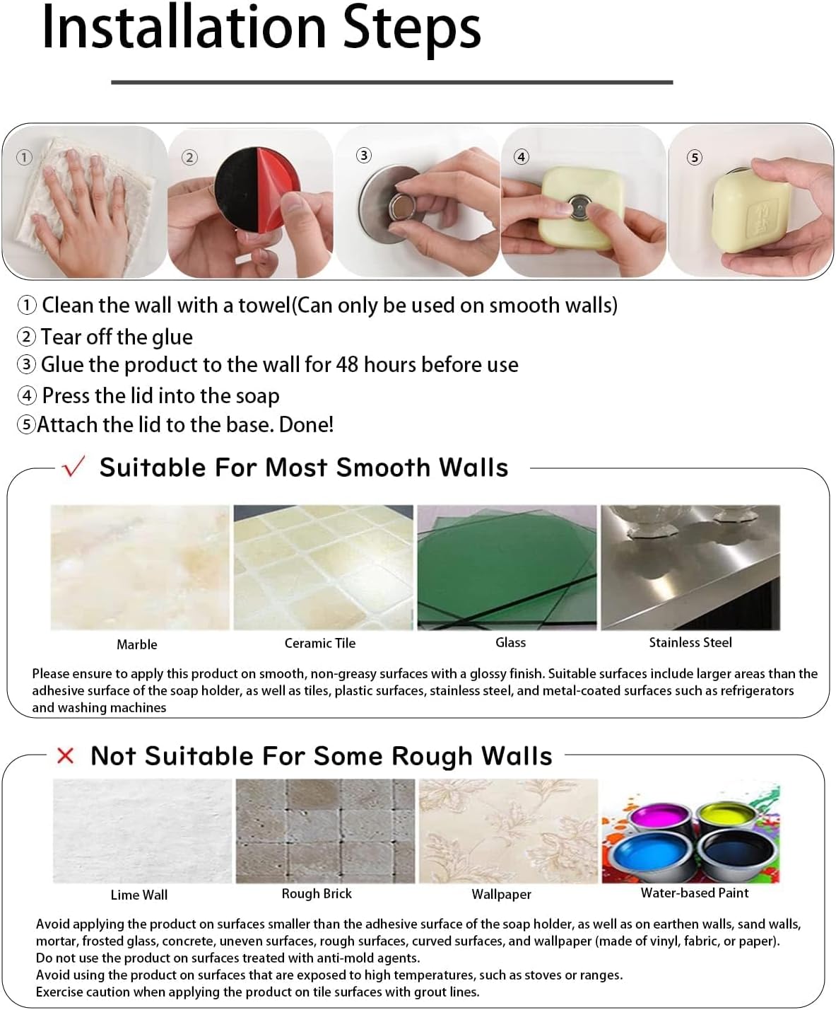 2Pcs Magnetic Soap Savers for Bar Soap, Stainless Steel Soap Holder for Shower Wall and Kitchen/Bathroom, Easy Clean, Self-Draining (Silver)