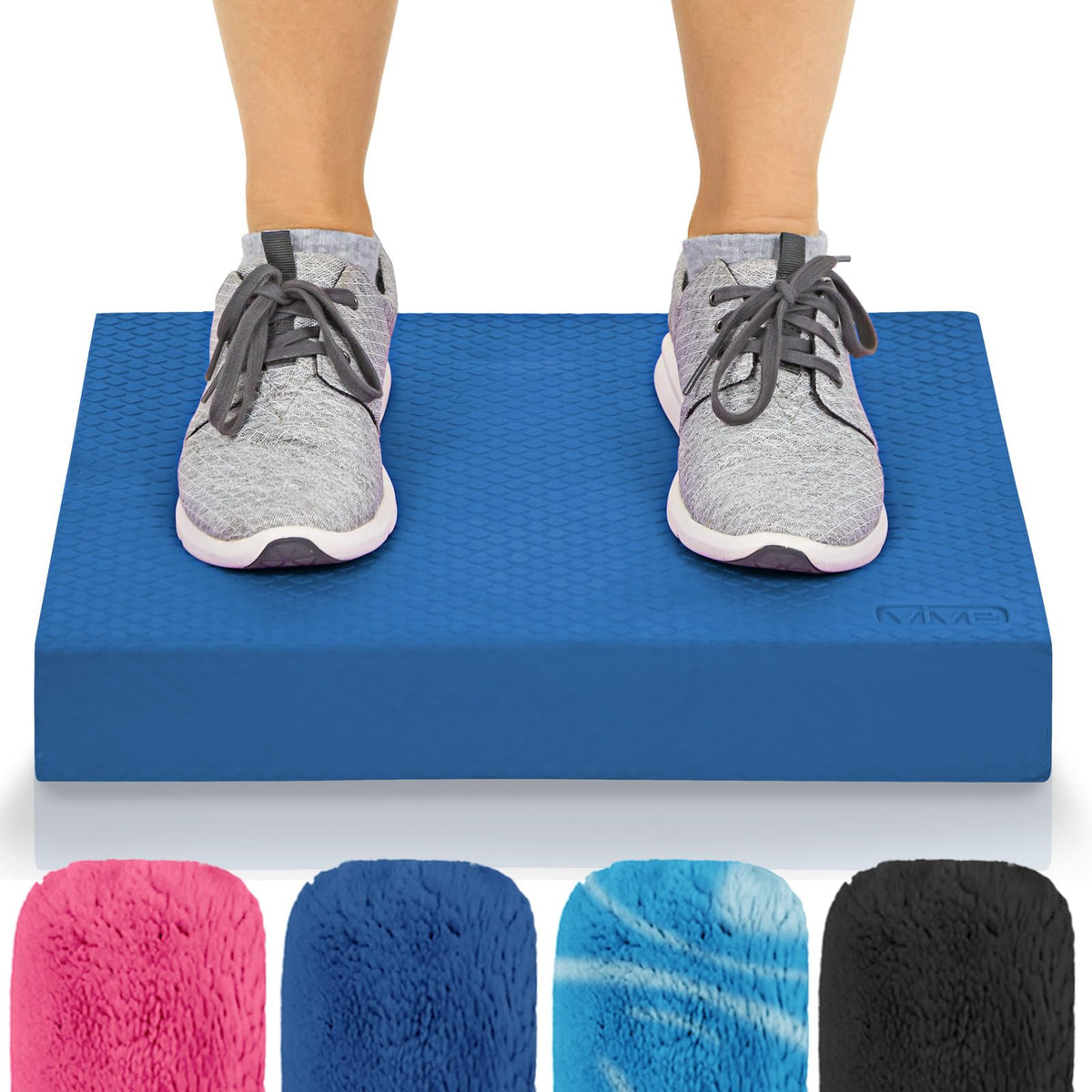 Vive Balance Pad - Foam Board Yoga Mat Block for Physical Therapy, Stability, Workout, Knee and Ankle Exercise - Equipment for Strength Training, Rehab - Large Floor Pad for Adults, Kids