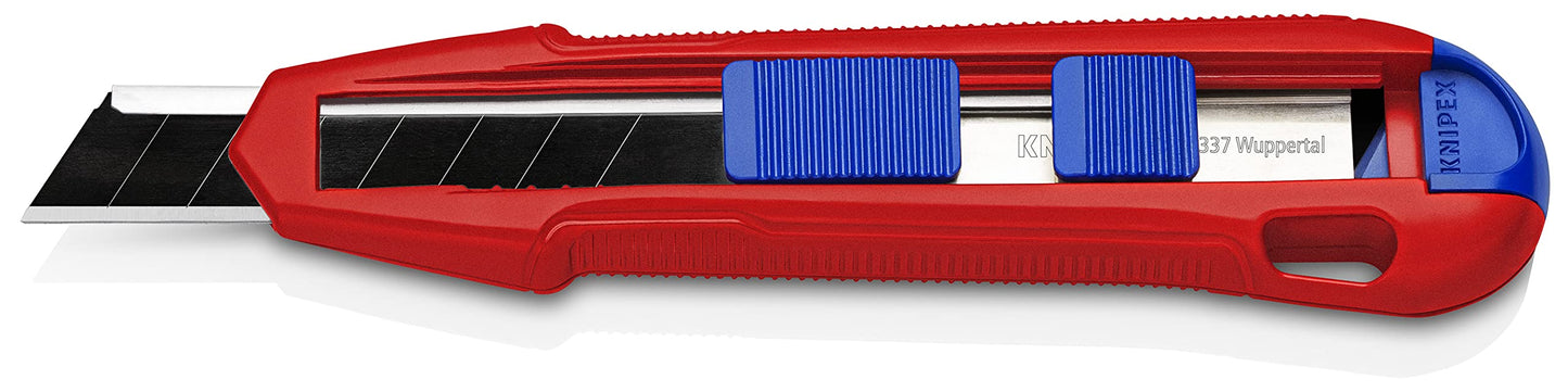 KNIPEX Tools CutiX Universal Snap Knife, 6-1/2", Red/Blue