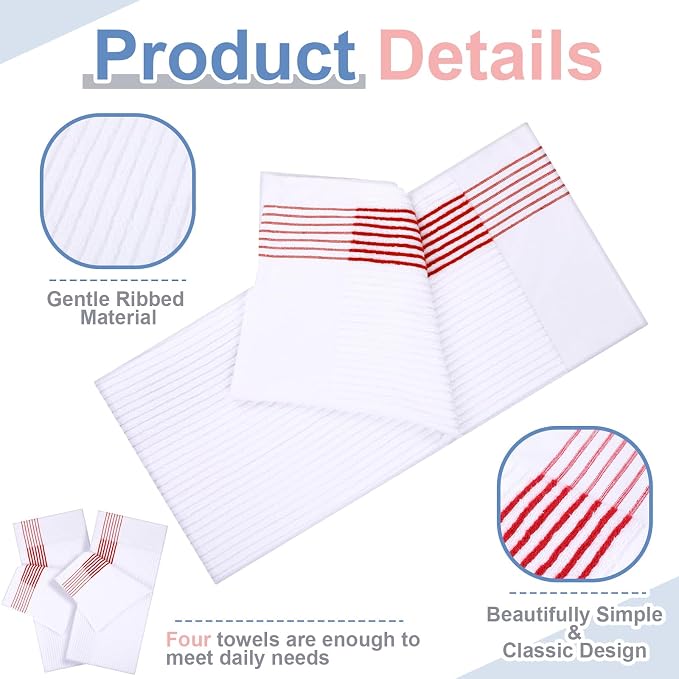 Mixweer Caddy Golf Towel 22" x 42" Large Caddy Towel Camping Sport Towels Cotton Soft Towels for Man Golf Lovers