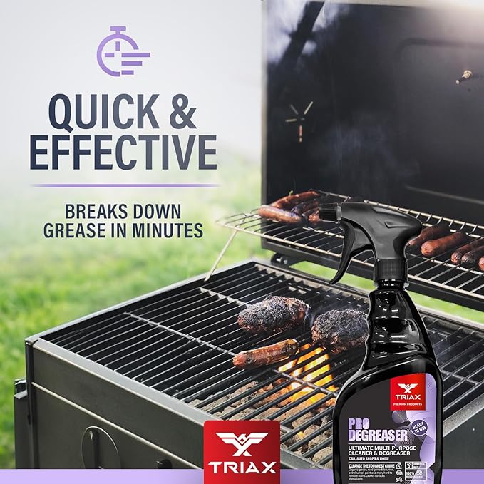 Triax Pro Degreaser and Cleaner, Multi-Purpose, Heavy Duty (1 Gallon)