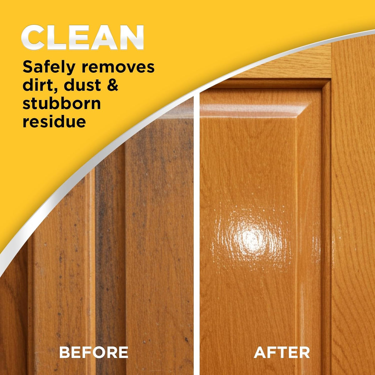 Weiman Wood and Cabinet Restorer 3-In-1 Bundle - Removes Dirt, Residue, Dust, Reduces Scratches, Restore Shine, Prevent Fading, UV Shield Technology, Safe for Antique Wood, Tables, Chairs, Cabinets