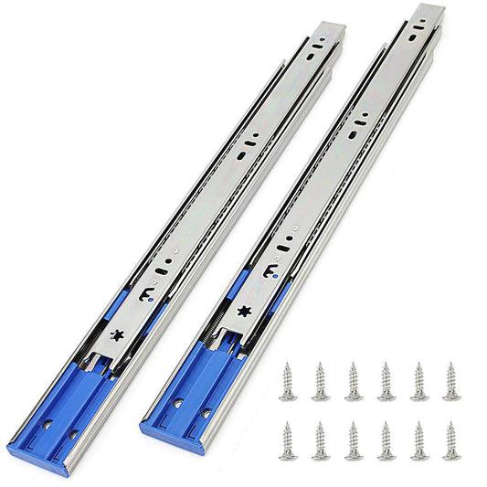 Tobinice 10 Pairs of 12 Inch 100LB Capacity Soft Close Full Extension Ball Bearing Side Mount Drawer Slides