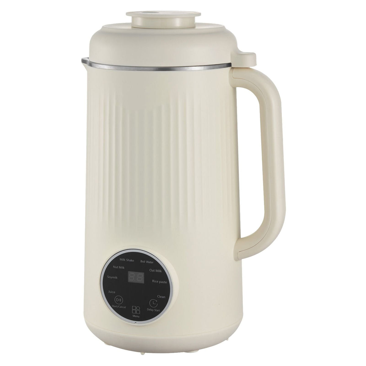 8-in-1 Nut Milk Maker, 41 oz Soy Milk Maker Machine with 10 Blades, for Homemade Oat, Nut, Soy, Juice, Milkshake, Rice Cereal, Plant-Based Beverages with Self-Cleaning, Boil Water, 12-Hour Delay