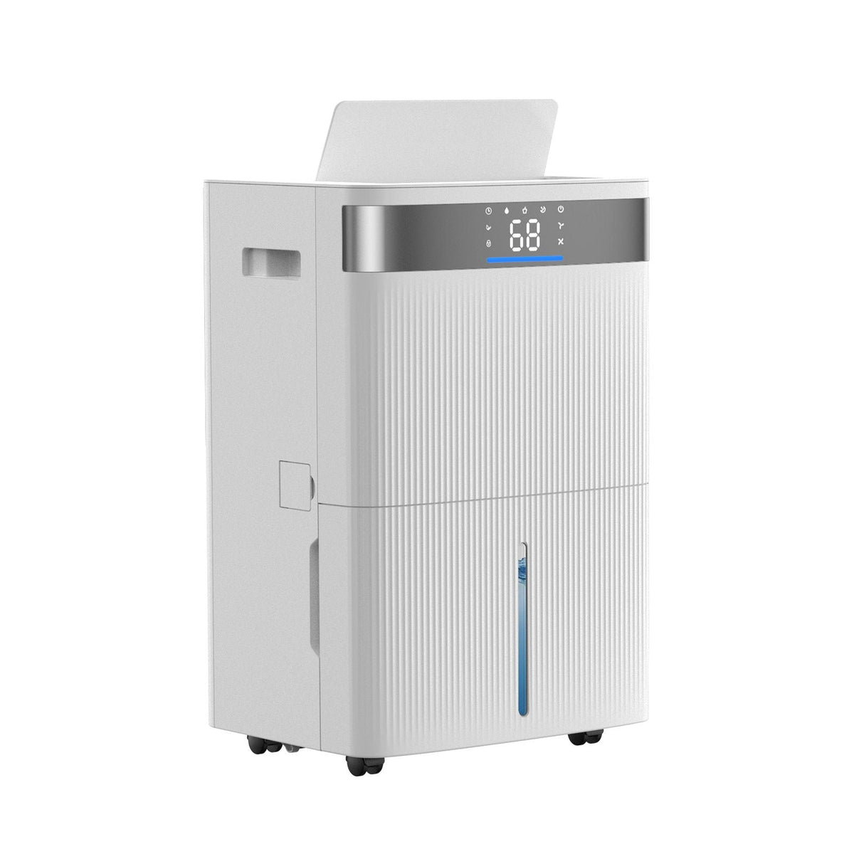 80 Pints Dehumidifier for Home & Basement, Drain Hose for Commercial & Industrial Use, Smart Humidity Control, Low Noise for Large Rooms, Warehouses, Bedrooms & Storage, Large Coverage,White