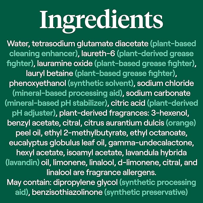 Seventh Generation Foaming Dish Spray, Power+ Mandarin Orange, 3 Powerful Grease Fighters, 16 Fl Oz
