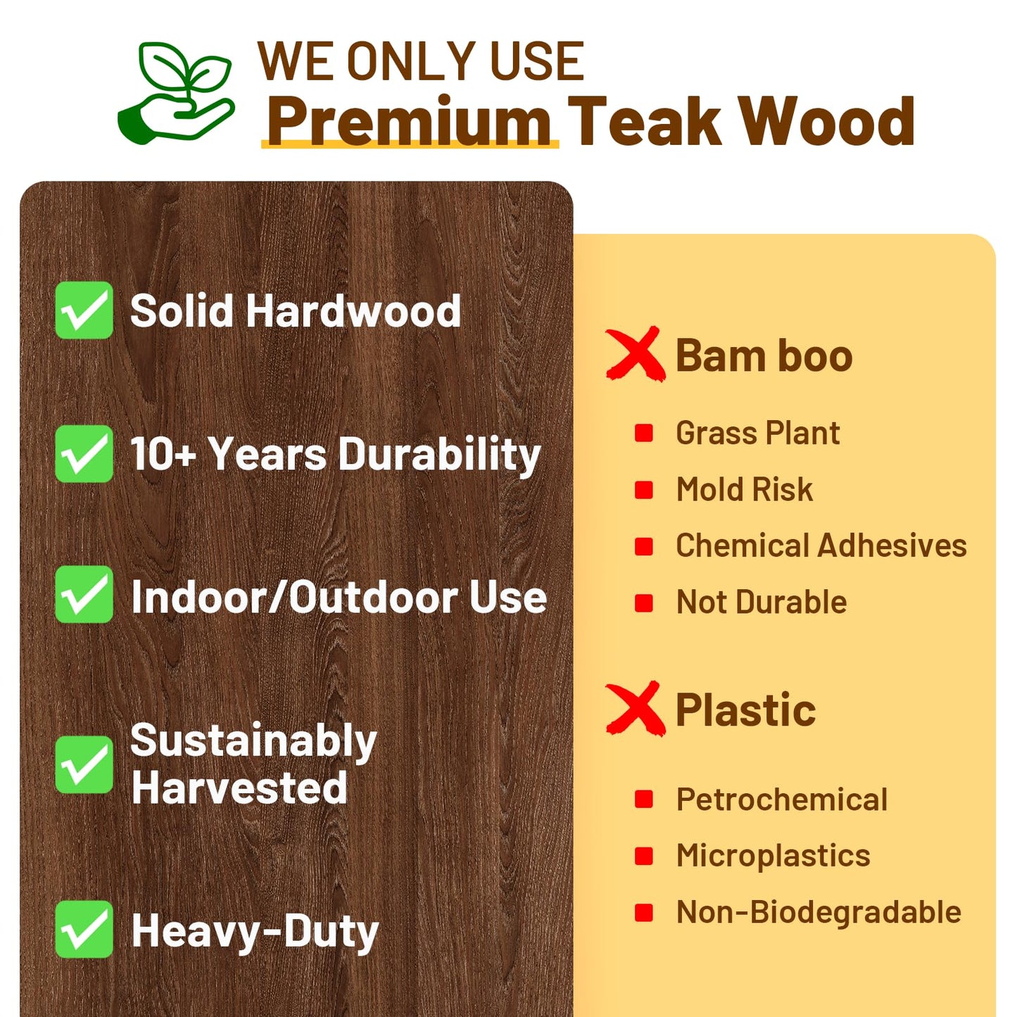 16" Compact Teak Shower Bench with Shelf, Premium Teak Shower Stool, Durable Waterproof Seat for Inside Shower, Solid Teak Wood Bench for Bathroom, Indoor & Outdoor Use