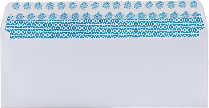2500#9 Custom Printed Self-Seal Security Envelopes - Personalized with Logo and/or Return Address - Self-Seal, 3-7/8 x 8-7/8 Inches, 2500 Count (7-30138-2500)