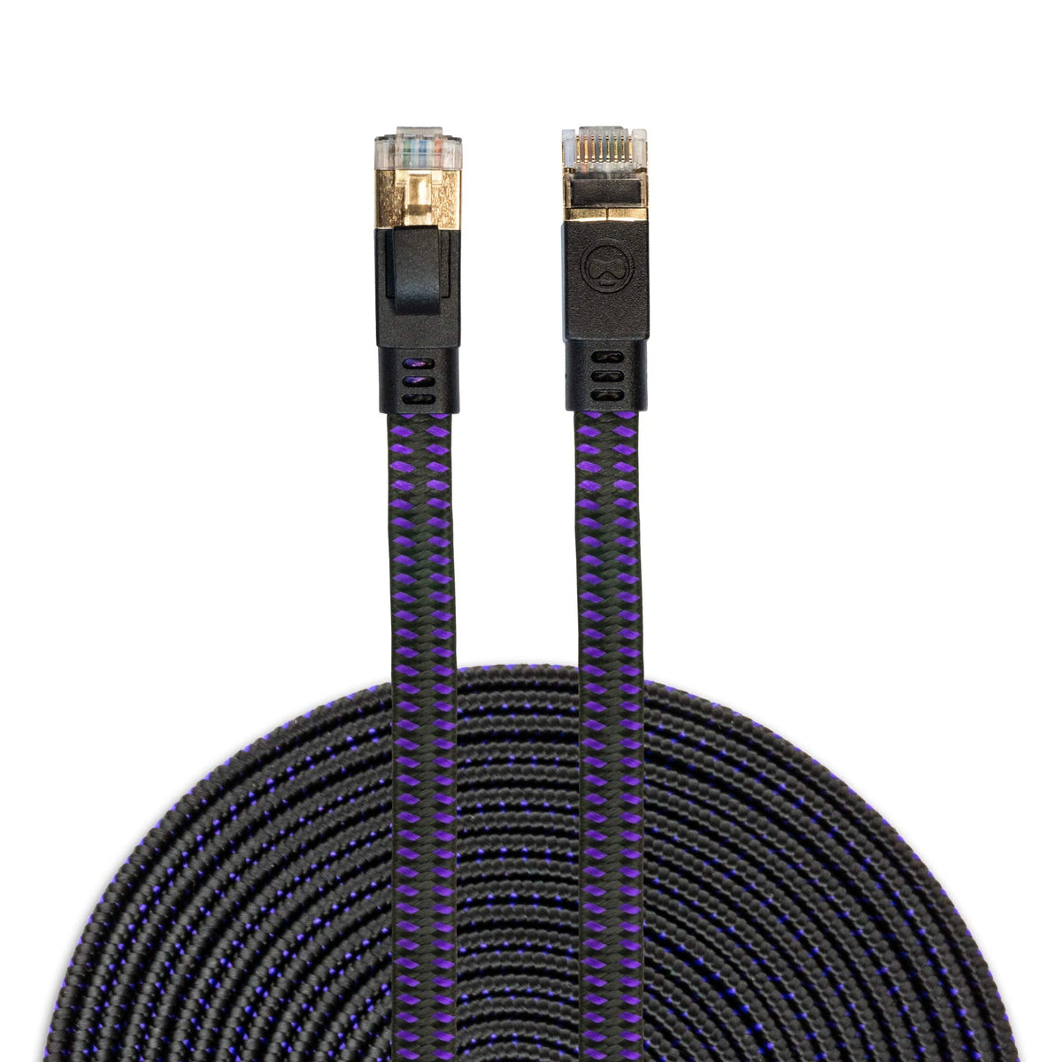 KontrolFreek 12FT CAT8 Ethernet Gaming Cable - Professional Series - Heavy Duty High Speed 26AWG Cat8 LAN Network Cable 40Gbps 2000Mhz with Gold Plated RJ45 Connector, Router, Modem