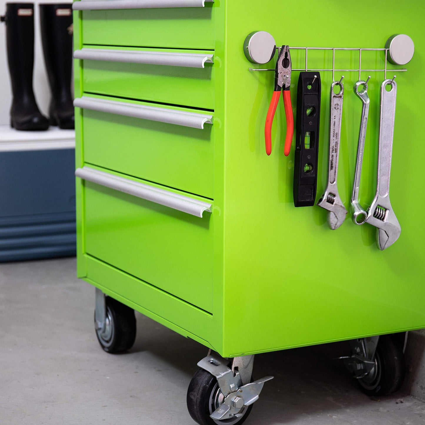 Better Houseware 2408 Magnetic Hook Rack, Stainless