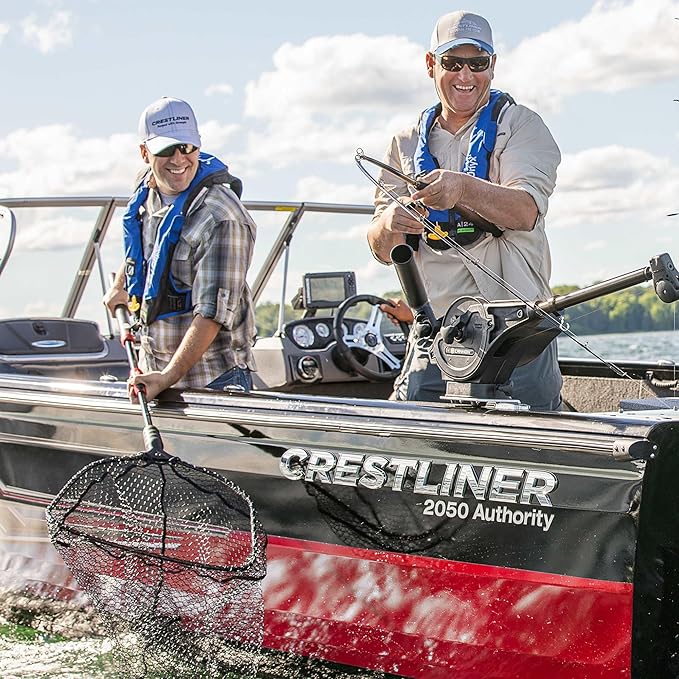 Ego S1 Slider Fishing Net, Ultimate Fishermen’s Tool Fixed Handle, Replaceable Head, Salt & Freshwater, 17x19 Inch Hoop