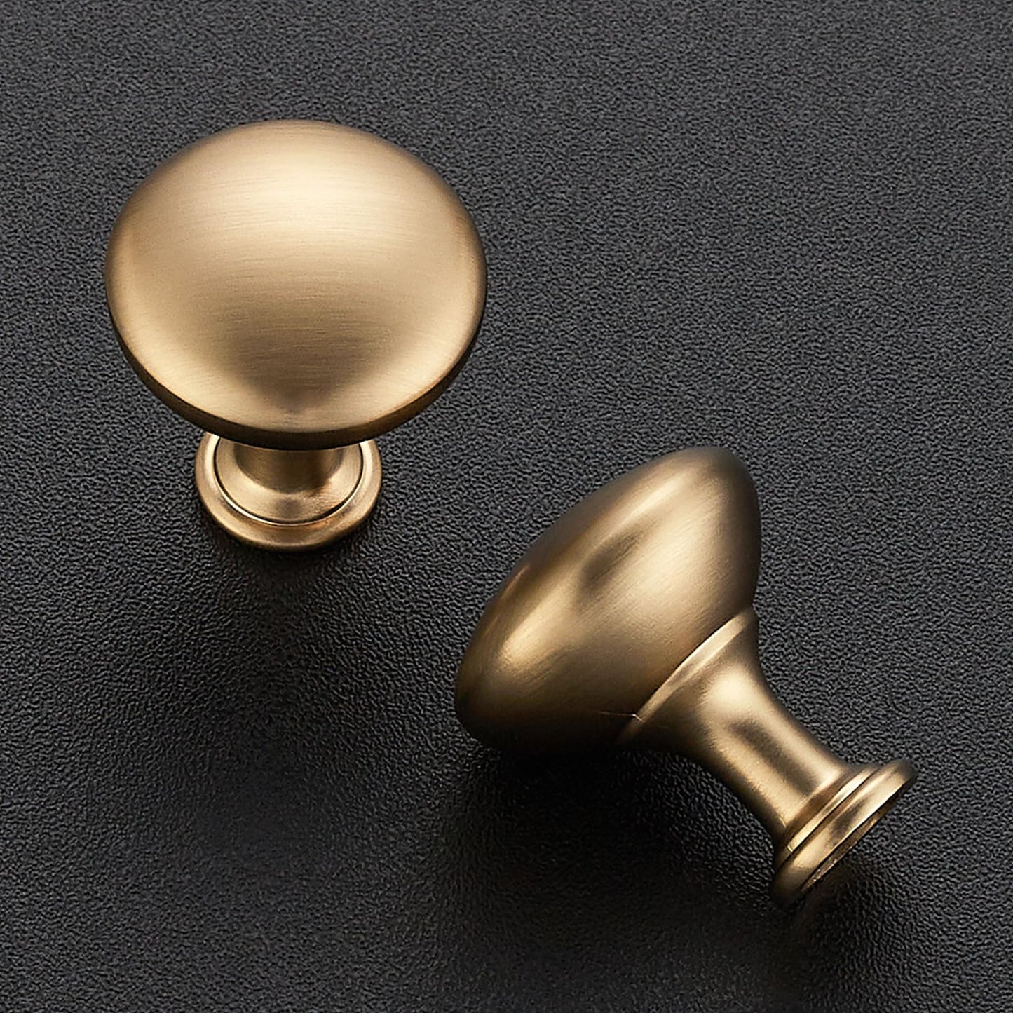 Ravinte 30 Pack 1 Inch Diameter Champagne Bronze Mini Round Solid Kitchen Cabinet Knobs Drawer Pulls for Dresser Closet Door Knobs Drawer Cabinets