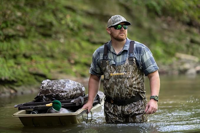 ALPS OutdoorZ Ducks Unlimited Guardian Backpack Dry Bag, 35L - Mossy Oak Original Bottomland