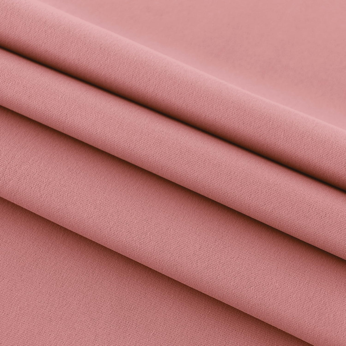 DWCN French Door Curtains – Rod Pocket Thermal Blackout Curtain for Window/Patio Doors/Doorways/Classroom/Kitchen for Privacy, 25W by 72L Inches, 1 Panel with Tieback, Dry Rose