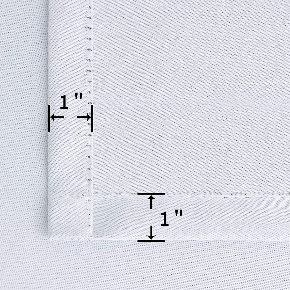 BGment Room Darkening Curtains 45 Inches Length - Rod Pocket Short Window Drapes Thermal Insulated for Bedroom Kitchen Cafe, Greyish White, 34 x 45 Inch, 2 Panels