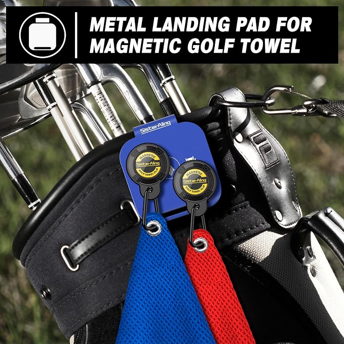 Golf Bag Metal Landing Pads and 9ft/12ft Water Telescopic Golf Ball Retriever