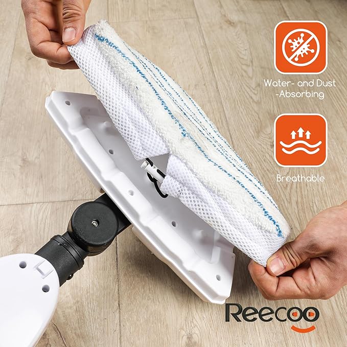 Steam Mop with Attachments,20s Rapid Heating,Lightweight Floor Steamer for Kitchen, Living Room Wood Floor Tile Carpet Cleaning