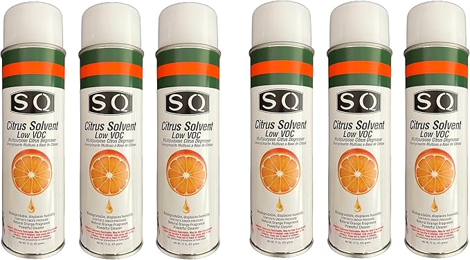 SQ Citrus Based Multipurpose Degreaser Low VOC, 15 oz per can (6)