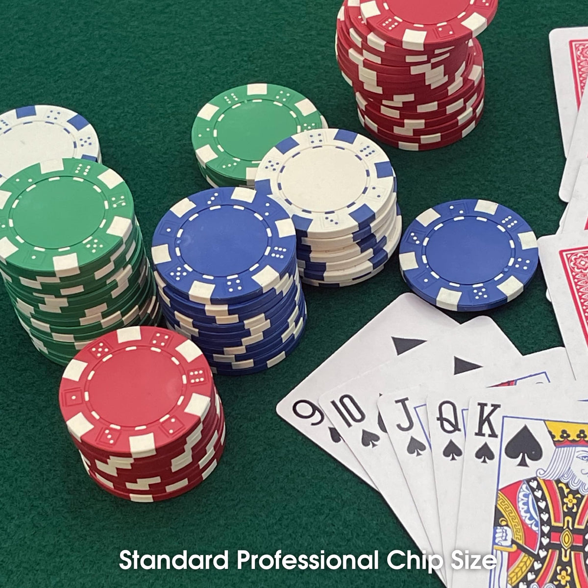 CHH Poker Casino Dice Style Chips Set (100 Piece), 11.5 gm