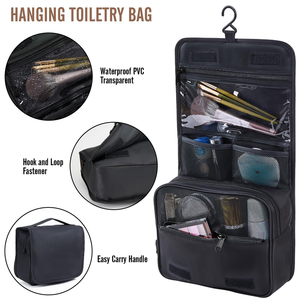 Veken 10 Set/8 Set Packing Cubes for Travel Essentials, Suitcase Organizer Bags in 4 Sizes, Carry-On Luggage Accessories with Large Laundry & Toiletry Bag, Must-Have for Airplane, Road Trip & Camping
