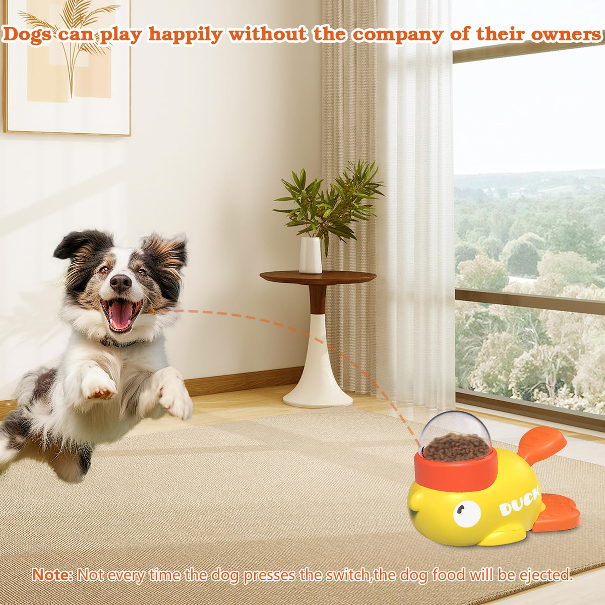 Suitchi Dog Interactive Treat Dispenser Toy, Food Puzzle Slow Feeder