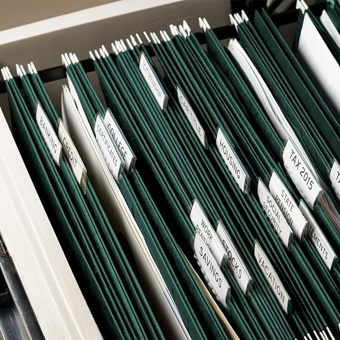HERKKA Extra Capacity Hanging File Folders, 30 Pack Reinforced Legal Size Hanging Folders with Heavy Duty 3 Inch Expansion, Designed for Bulky Files, Medical Charts, Green