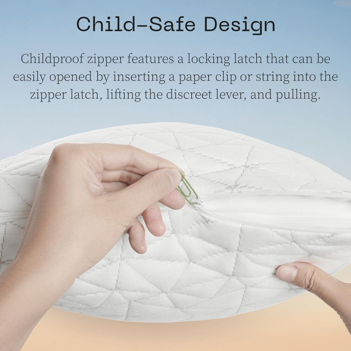 Coop Home Goods Original Toddler Adjustable Pillow, Soft, Breathable, Washable Mini Bed Pillow for Kids with Premium Memory Foam and Zippered Cover, CertiPUR-US/GREENGUARD Gold