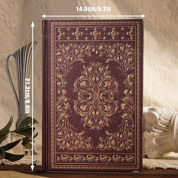 Line Notebooks for Women Men, A5 Aesthetic Hardcover Ruled Diary, 100 GSM Journals for Writing for Work, Note Taking, Office School