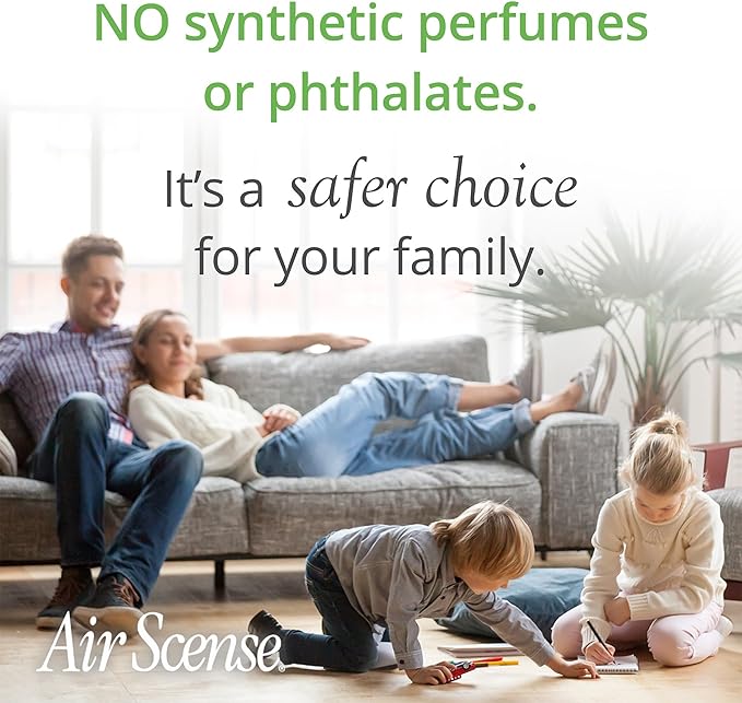 Air Scense Air Freshener Deodorizer Room Spray for Bathroom & Home, Essential Oils, Natural Orange - 7 fl oz (4-Pack)
