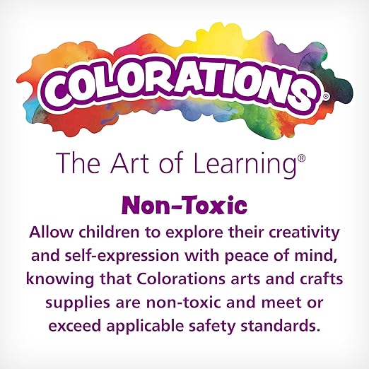 Colorations Washable Clear Glue, 2 Gallons, Dries Clear, Gluing, Crafts, School Supplies, Office, Home, Classroom, Projects, Washable School Glue, Non Toxic