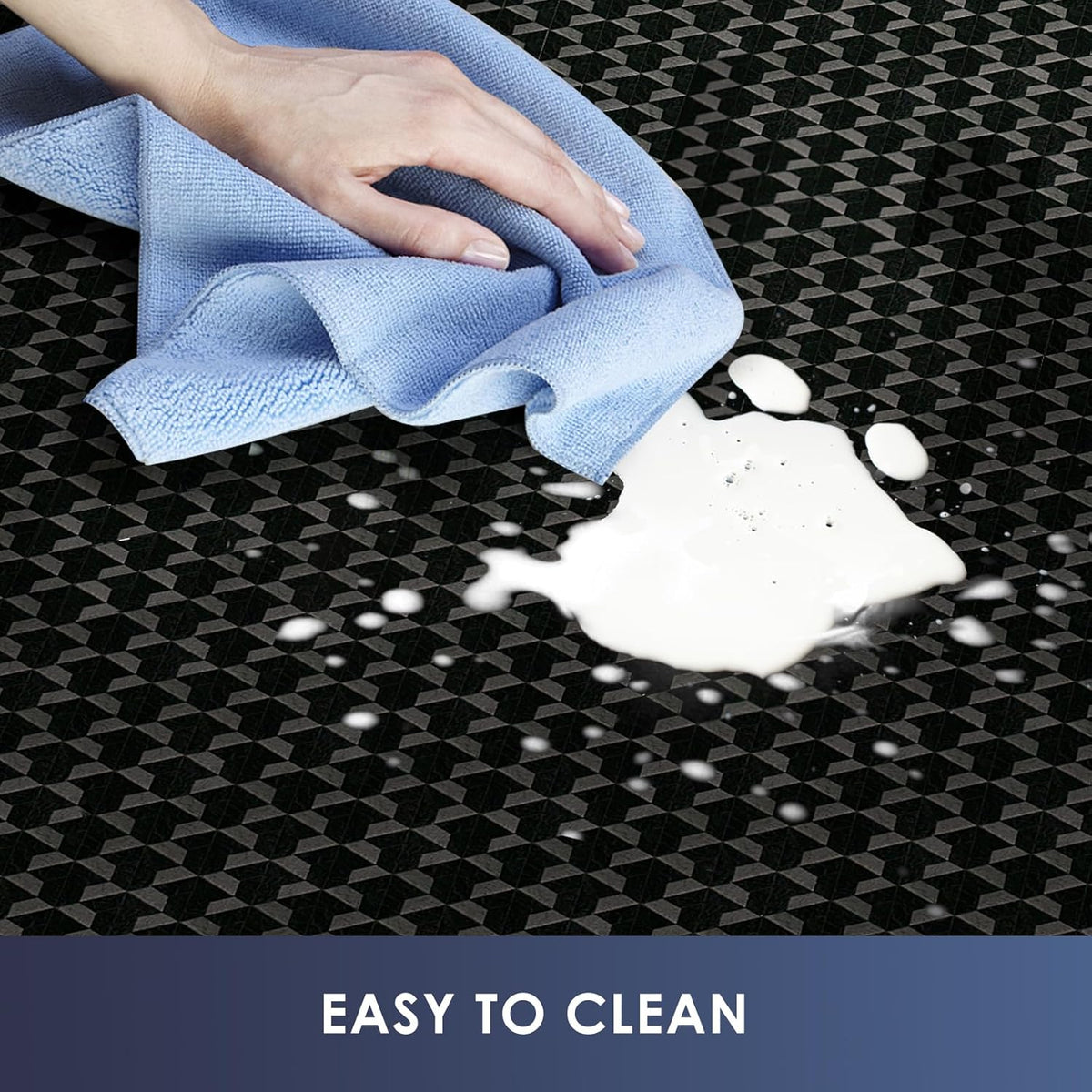 Vicwe Office Chair Mat for Carpet, 63" x 51"Anti-Slip Waterproof Floor Protector Desk Chair Mat for Rolling Chairs, Heavy Duty Chair Mat with Studs,Easy Glide Floor Mat for Home,Gaming