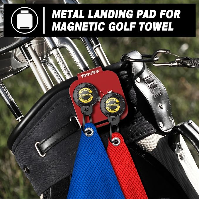 Golf Bag Metal Landing Pads and 9ft/12ft Water Telescopic Golf Ball Retriever