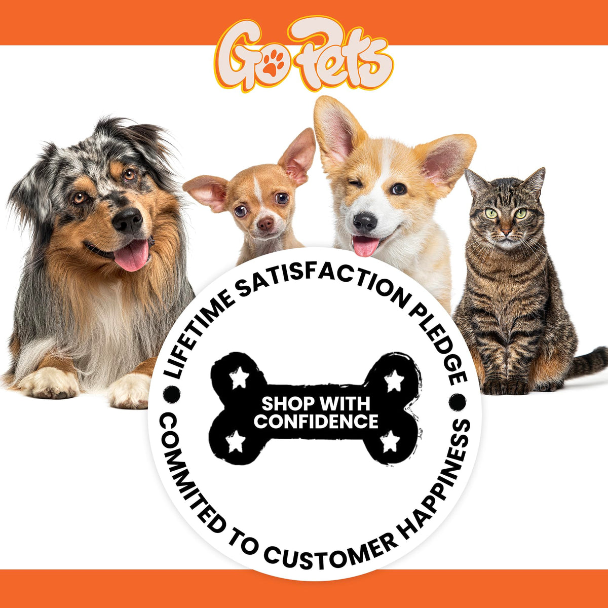 GoPets 2-Sided Dematting & Deshedding Comb for Dogs & Cats, Versatile Undercoat Detangler Brush for Shedding, Matted Hair & Fur Remover Tool, Stress-Free Pet Grooming Rake with Ergonomic Handle