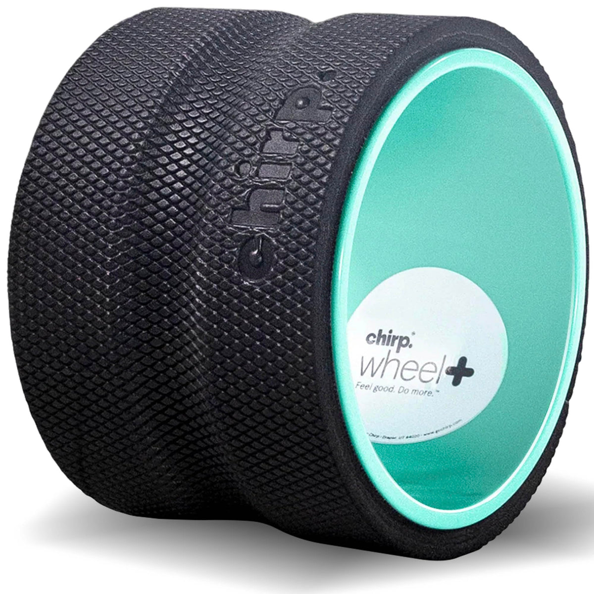 Chirp Wheel Foam Roller - Targeted Back & Neck Pain Relief, Muscle Massage, Trigger Point Therapy, High-Density Foam Tool for Physical Therapy, Stretching & Exercise, 500lbs Capacity, 6 Inch Mint