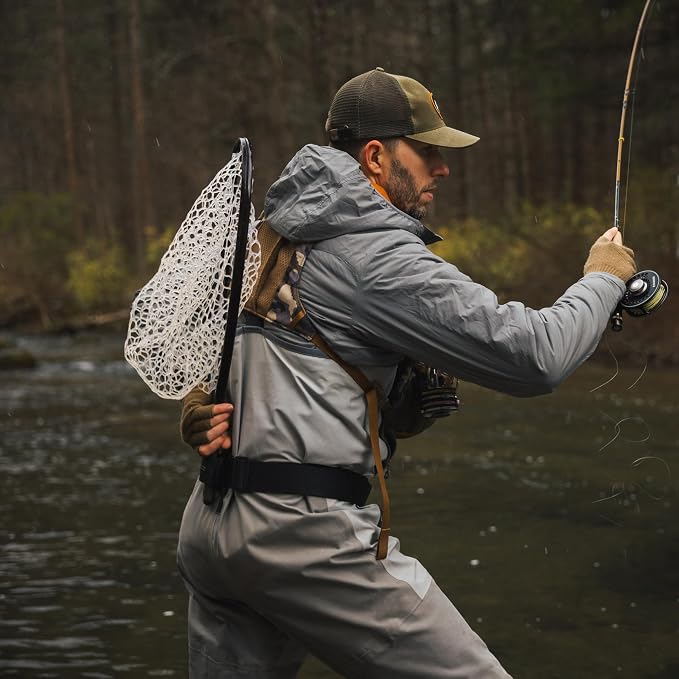 Smith Creek Net Holster, Belt-Mounted Landing Net Holder