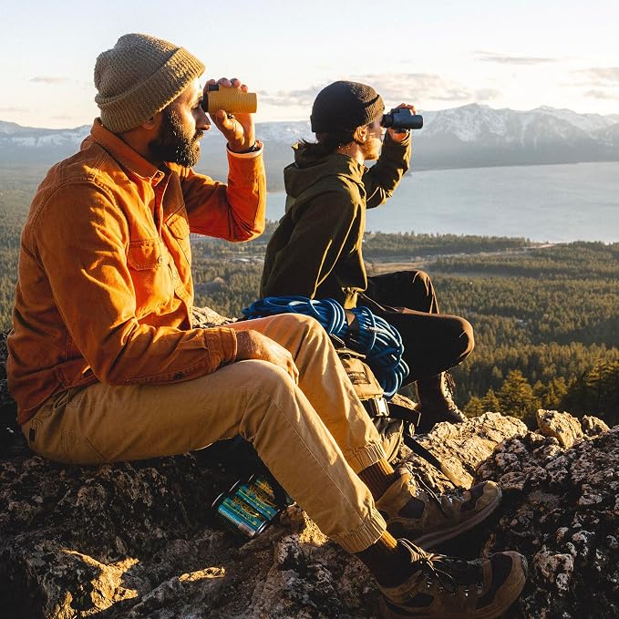Nocs Provisions Zoom Tube 8x32 Monocular, 8X Magnification Telescope, Bak4 Prism, Wide Field of View for Bird Watching, Backpacking & Wildlife Viewing - Indigo Blue II