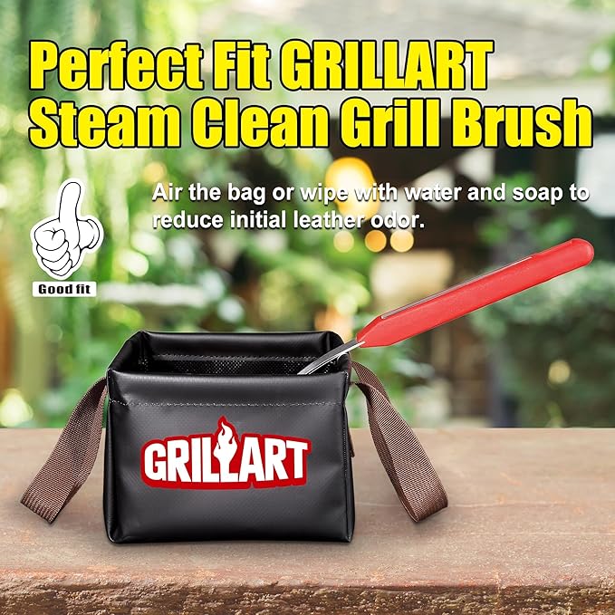 GRILLART Grill Brush Bristle Free, Soak Basin, Perfect Partner for SteamWizards Grill Brush (Only Soak Basin No Grill Brush)