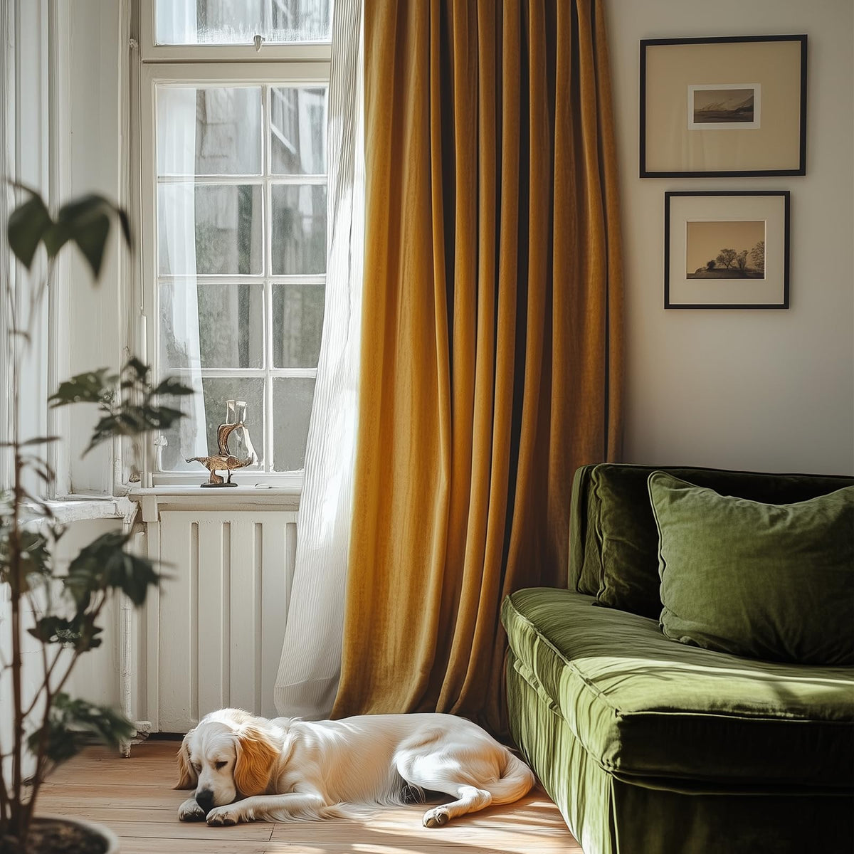 Lazzzy Velvet Blackout Curtains Brown Thermal Insulated Curtains 84 Room Window Drapes Super Soft Luxury Curtains for Living Room Bedroom Rod Pocket 2 Panels 84 Inch Long Gold Brown