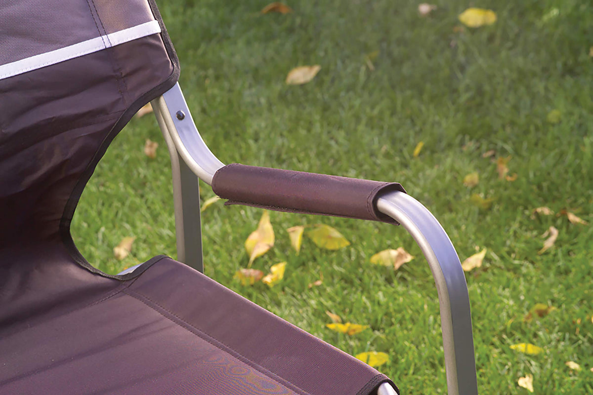 Coleman Portable Aluminum Camp Chair with Side Table & Cup Holder, Lightweight Folding Chair for Outdoor Seating