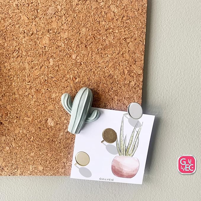 Gullveig Silver Push Pins - 100 Piece Set in Elegant Metallic Finish - Durable Metal Thumb Tacks, Reusable Paper Box - Perfect for Home, Office, and DIY Projects - Ф11mm x 17mm